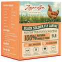 5LB Non-GMO Dried Black Soldier Fly Larvae for Chickens – 85X More Calcium Grubs Than Mealworms for Strong Eggshells & Healthy Growth - High Protein for Chickens, Birds, Ducks, Geese & Pets