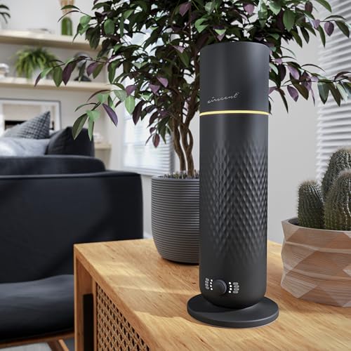 The AirScent Waterless Diffuser - Cold Air Scent Diffuser Oil Machine for Homes, Offices, Hotels and Spas - Aromatherapy Diffuser for Aesthetic Scenting - Black - 4.05 Oz - Fragrance Not Included