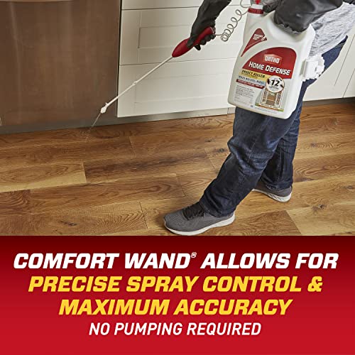 Ortho Home Defense Insect Killer for Indoor & Perimeter2, Wand, 1.33 gal. | Ready-To-Use Bug Killer with Comfort Wand, Kills Ants, Roaches and Spiders, Use in Kitchens, Bathrooms and Home Perimeter