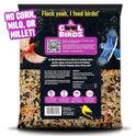 Cool Birds Nut & Fruit Wild Bird Seed – 10 lb. Gourmet Bird Food with Sunflower Hearts, Peanuts, Tree Nuts & Real Fruit – No Corn, Milo or Millet Bird Seed for Outside Feeders