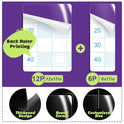 JINVOGREEN Large Cat Scratch Furniture Protector, 18 Pcs Clear Anti Cat Scratch Protector, Self-Adhesive Furniture Cat Scratch Protector, 17in