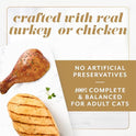 Purina Fancy Feast Gems Pate Mousse with Turkey and with Chicken Wet Cat Food Variety Pack - 4 oz. (Pack of 16)