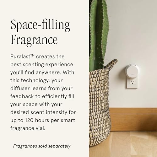 Pura 4 Smart Fragrance Diffuser - Adjustable Home Diffuser with LED Light & Automatic Vial Detection - Wi-Fi Device for Personalized Home Scenting Experience - 2025 Version