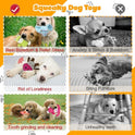 MRSOHRET 5 Pack Dog Toys Squeaky, Tough Stuffed Plush Puppy Chew Toys for Teething, Durable Plush Dog Toy for Large Medium Small Breed to Keep Them Busy