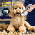 oneisall Dog Grooming Kit for Heavy Thick Hair&Coats/Low Noise Rechargeable Cordless Waterproof Dog Clippers for Grooming Animals&Pets/Pet Shaver with Stainless Steel Blade and Paw Trimmer