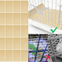 40PCS Gravel Liner Paper for Bird Cage,11x17 In Bird cage Liner Paper-Gravel Paper Special for Bird Cage in Sea Sand,Parrot Cage Sandpapers Cushion Pad Pet Bedding Accessories (40PCS 11 x 17 Inch)