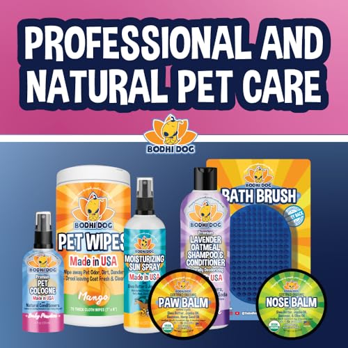 Bodhi Dog Premium Dog Cologne - Deodorizing Dog Perfume & Conditioner for Dogs & Cats - Natural Long Lasting Spray - Keeps Pets Fresh All Day - Gentle & Safe Formula, Made in USA (Baby Powder 4 Fl Oz)