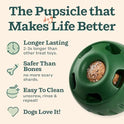 WOOF Starter Pack - Interactive Dog Ball Toy for Boredom - Dog Treat Molds Silicone - Chicken-Flavored Healthy Treats for Dogs - Pupsicle Doggy Enrichment Toy - for Large Pups - 25-75 lbs