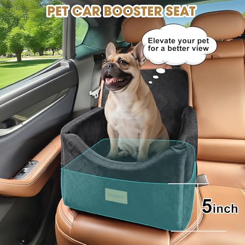 JOEJOY Dog Car Seats for Small Medium Dogs Under 35lb, Black