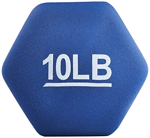 Basics Neoprene Dumbbell Hand Weights for Exercise and Muscle Toning