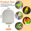 PINVNBY 4 PCS Bird Perch Stands Parrot Calcium Perch Beak Grinding Stone Foot Claws Trimmer Parakeet Platform Parrot Chewing Toys for Small Medium Cockatiel Conure Lovebird Finch