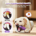 HGB Tough Dog Chew Toys for Aggressive Chewers, Squeaky Indestructible Dog Toy for Large Dogs to Keep Them Busy & Reduce Boredom for Small, Medium, Large Breed, Bacon Flavor