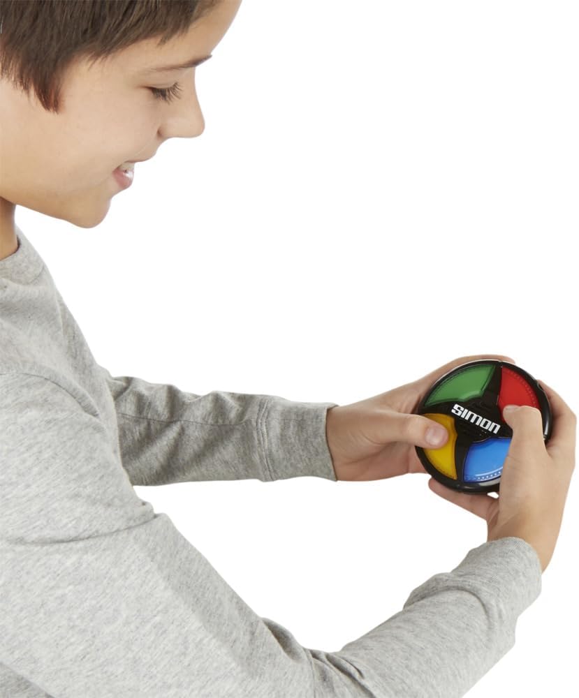 Hasbro Gaming Simon Micro Series Electronic Game for 1 or More Players, Classic Simon Gameplay in a Compact Size, Fun Party Game for Kids Ages 8+
