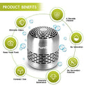 Purriko Refrigerator Deodorizer,Lasts up to 10 Years,Refrigerator Odor Eliminator,Fridge Deodorizer,More Effective Than Baking Soda Bamboo Air Purifying Bags