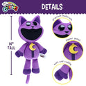 Poppy Playtime - Smiling Critters Deluxe Plush, [Officially Licensed] 14" Tall (CatNap)