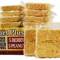 ST. ALBANS BAY SUET PLUS Suet Cake Variety Packs | 11 oz. Wild Bird Suet Cakes | (Peanut and Berry, 10 Pack)