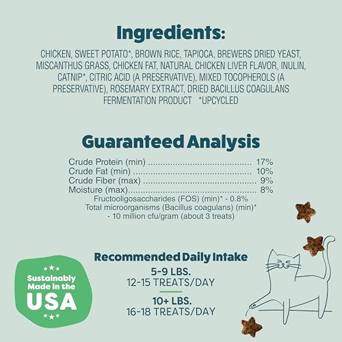 Shameless Pets Crunchy Cat Treats - Kitty Treats for Cats with Digestive Support, Natural Ingredients for Kittens, Healthy Flavored Feline Snacks - Variety Pack, 3-Pk