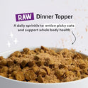 Stella & Chewy's Freeze-Dried Raw Cat & Kitten Food Topper - Magical Dinner Dust - Premium Wild-Caught Salmon & Cage-Free Chicken - Grain-Free, Protein-Rich - Perfect For Picky Eaters - 7 oz