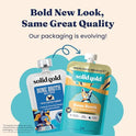 Solid Gold Bone Broth Cat Food Topper - Limited Ingredient Lickable Cat Broth Pouches w/Chicken Protein Shreds & Collagen for Hydration & Gut Support - Easy to Serve Gravy for Cats Meal Topper - 12ct