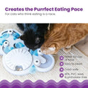 Catstages Nina Ottosson Rainy Day Puzzle & Play Cat Puzzle Feeder – Interactive Treat Game for Indoor Cats, Level 3 Slow Feeder Enrichment Toy, 13.8" x 14"