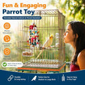 Rypet Bird Chewing Toy - Parrot Cage Bite Toys Wooden Block Bird Parrot Toys for Small and Medium Parrots and Birds