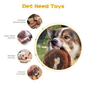 Dog Squeak Toys, No Stuffing Plush Dogs Chew Toy Bundle for Small Medium Large Breed Chewer Tough Durable Squeaky Pet Fetch Puppy Teething Chewing Interactive to Keep Them Busy Best Birthday Gift