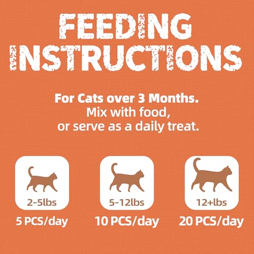Just Try 16 OZ Taurine Treats with Coenzyme Q10 for Cats - Coq10 & Taurine for Cat to Support Feline Heart Health - Chicken Flavored Chews - Vitamins Snacks Treats
