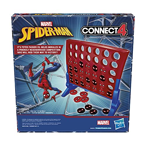 Hasbro Gaming Connect 4 Marvel Spider-Man Edition, Strategy Board Game for 2 Players, Ages 6 and Up ( Exclusive)