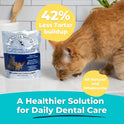 Tartar Shield® Cat Treats | Daily Dental Treats | Cleans Teeth & Gums Fresh Breath Natural Oral Health Support | Wholesome & All-Natural Bites | USA Made | Tasty Chicken Flavor