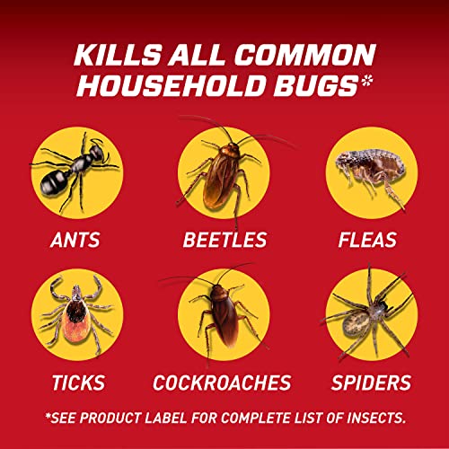 Ortho Home Defense Insect Killer for Indoor & Perimeter2, Wand, 1.33 gal. | Ready-To-Use Bug Killer with Comfort Wand, Kills Ants, Roaches and Spiders, Use in Kitchens, Bathrooms and Home Perimeter
