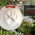 Ultimate Pawprint Keepsake Kit (Makes 2) - Paw Print Christmas Ornament w/ Bonus Personalization Tool & Display Stands! For Dogs, Cats & Pets. Non-toxic. Clay Air-Dries Soft, Light & Uncrackable.