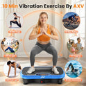 AXV Vibration Plate Fitness Platform Exercise Machine Vibrating Shaking Full Body Shaker Workout Vibrate Stand Shake Board Sport for Weight Loss Fat Burner for Gym Home Office