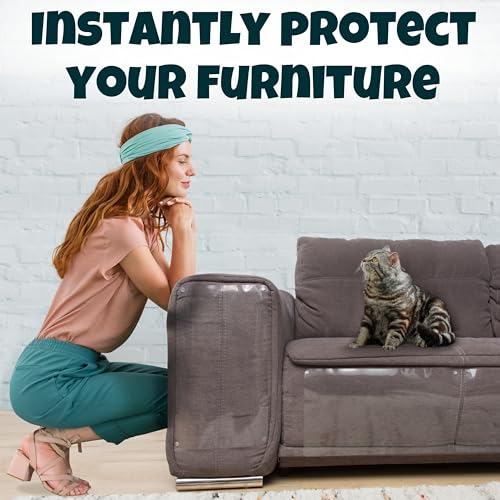 FixZilla Anti Cat Scratch Furniture Protector, 10-Pack