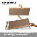 Cat Scratching Board 3 Pack – Reversible Cardboard Scratcher for Indoor Cats, Wide Boxed Scratch Pads with Bell Ball, Durable Corrugated scratchers as Furniture Protector