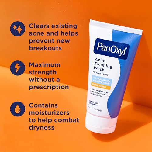 10% Benzoyl Peroxide Acne Foaming Wash, 5.5oz