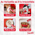 Delectables Squeeze Up Creamy Squeezable Puree, Lickable Wet Cat Treats, Grain Free, No Added Fillers, No By-Products, No Added Preservatives, 0.5 Ounces Tuna & Salmon, 32 Tubes Total