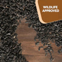 10 Pound Black Oil Sunflower Seeds for Birds – Premium Wildlife Food – Non - GMO -Grown in the USA - Black Oil Sunflower Seeds for Wild Animals and Backyard Feeders