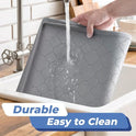 Jin&Bao Waterproof Under Sink Mat 34" x 22", Thick Silicone Mat Cabinet Protector for Kitchen and Bathroom, Shelf Liner, Home Organizer and Storage, Multipurpose Tray for Gadgets and Essentials