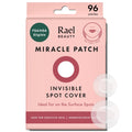 Rael Pimple Patches, Miracle Invisible Spot Cover - Hydrocolloid Acne Pimple Patch, Absorbs Zits & Blemish, Korean Skin Care, 2 Sizes