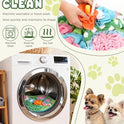 Snuffle Mat for Dogs, Slow Feeding Game Interactive Puzzle Dog Food Mat,Encourage Natural Foraging Skill-Dog Snuffle Mat 19.7''x19.7''Easy to Clean, Durable