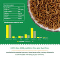 KAYHEN Dried Black Soldier Fly Larvae 10LB Non-GMO BSF Larvae for Chickens More Calcium Than Mealworms High-Protein Chickens Treats for Layer Hens Wild Birds Ducks