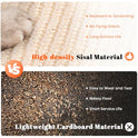 LMUGOOS Cat Scratcher, Cat Natural Sisal Scratching Pad, Kitten Interactive Toy with Ball Track Spring Ball for Chasing Hunting Mental Physical Exercise Puzzle