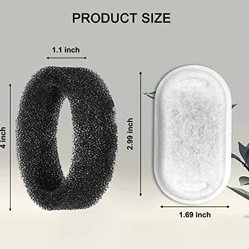 Cat Water Fountain Filters for 108/3.2L& 67oz/2L Stainless