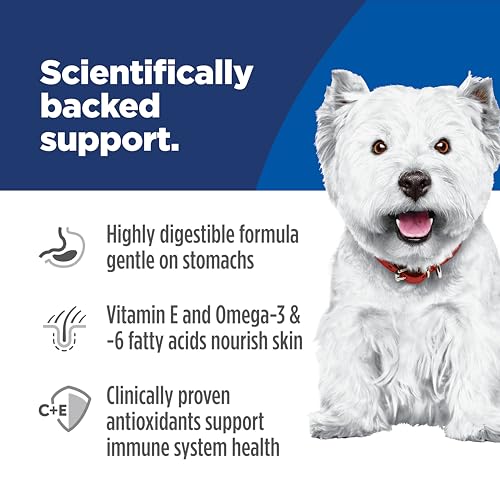 Hill's Science Diet Adult Sensitive Stomach & Skin Small Bites Dry Dog Food, Chicken, 4 lb. Bag