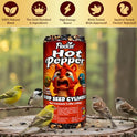 Hot Pepper Bird Seed Cylinders with Hole – Spicy Birdseed to Reduce Squirrels – Bird Seeds for Outside Wild Birds – No Mess Birdseed – Hot Birdseed with No Filler – All Natural, USA Made (4" x 7.75")