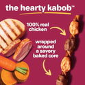 Hartz Oinkies Hearty Kabobs Rawhide‑Free Dog Treats, High‑Protein, Long‑Lasting Highly Digestible Chews Made with Real Chicken, Duck, Sweet Potato & Carrot, 18 Count
