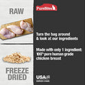 PureBites Chicken Breast Freeze Dried Cat Treats, 1 Ingredient, Made in USA, 5.5oz