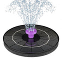 3.5W Solar Bird Bath Fountain Pump, Solar Powered Water Pump, Outdoor Water Fountain with 8-in-1 Nozzles, 4 Fixed Pipes for Hummingbirds, Garden, Pool, Pond