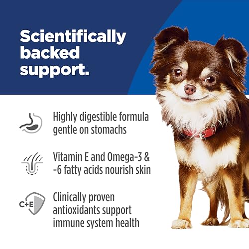 Hill's Science Diet Adult Sensitive Stomach & Skin Small & Mini Dry Dog Food, Chicken, 4 lb. Bag (Updated Formula)