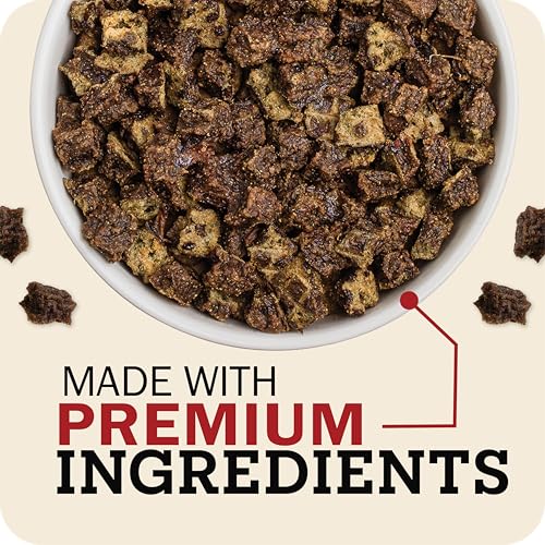 Redbarn Powerfood Air Dried Dog Food 2 lbs High Protein Beef and Lamb with Prebiotics Postbiotics for Digestive Health Wholesome Pet Food Complete Meal Made in USA